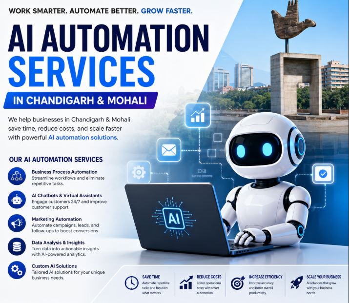 How AI Automation Services in Chandigarh & Mohali